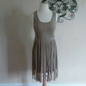 Rose/beige mur mur cotton dress size small